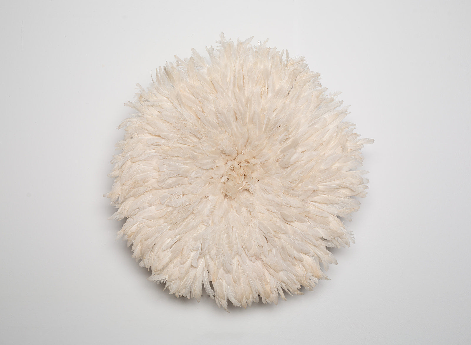 Handcrafted  light beige Juju hat for interior wall hanging